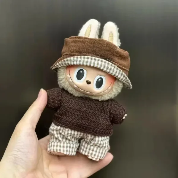 labubu doll accessories bunny overalls outfit for display