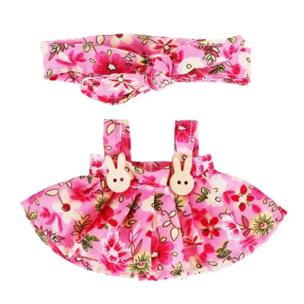 labubu doll accessory set headband and shoes included