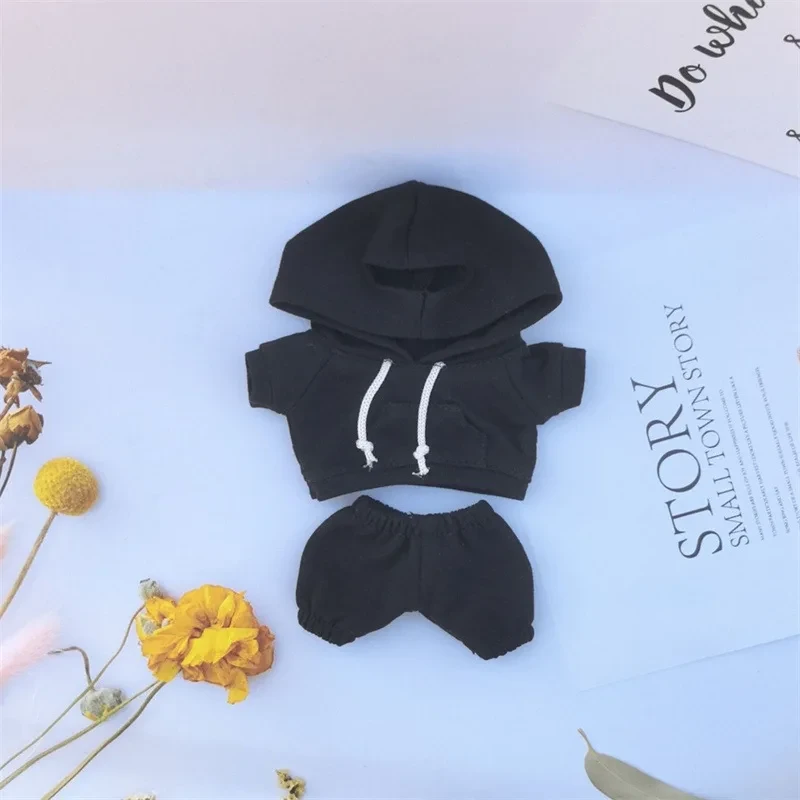 labubu doll bear hoodie outfit set for 17cm doll best gift