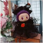 labubu doll black wedding dress perfect fit accessories