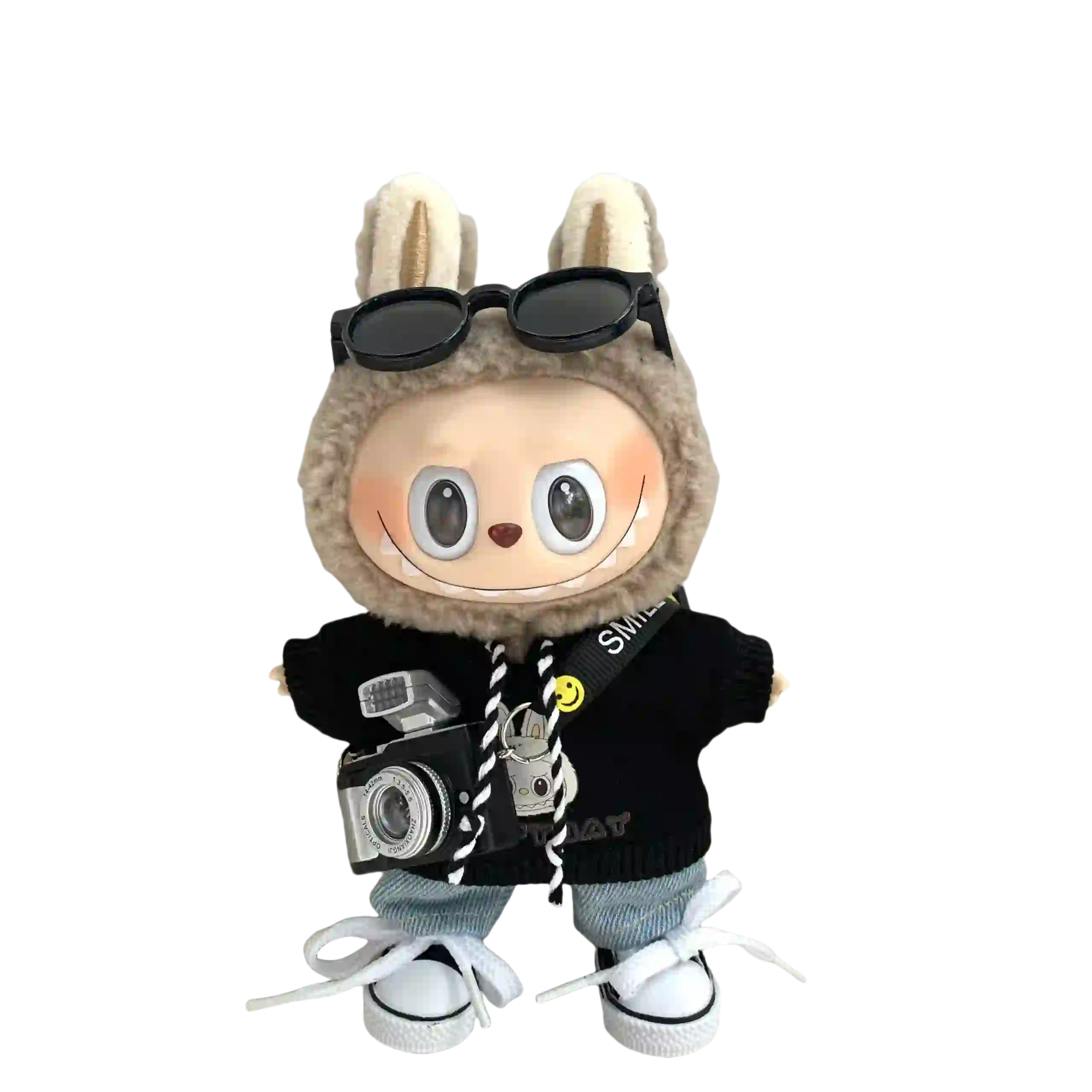 labubu doll clothes 15 17cm size hoodie shorts accessories