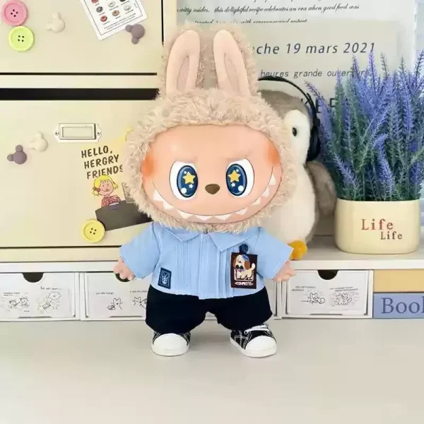 labubu doll clothes 37 38cm lets checkmate series compatible