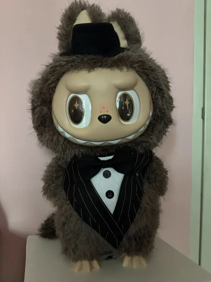 labubu doll clothes british style formal suit outfit 58cm