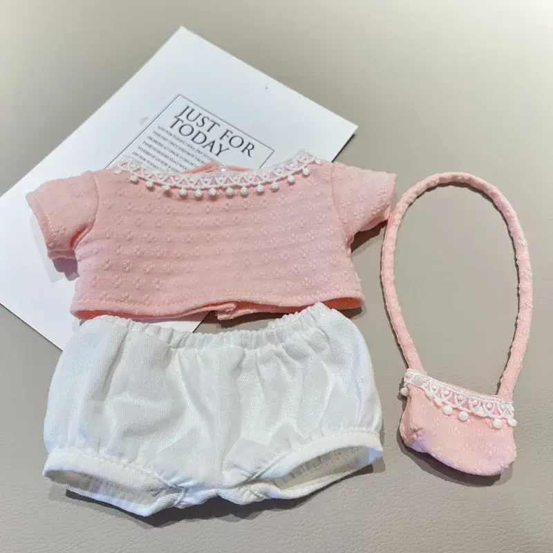 labubu doll clothes bunny outfit soft knit pastel colors