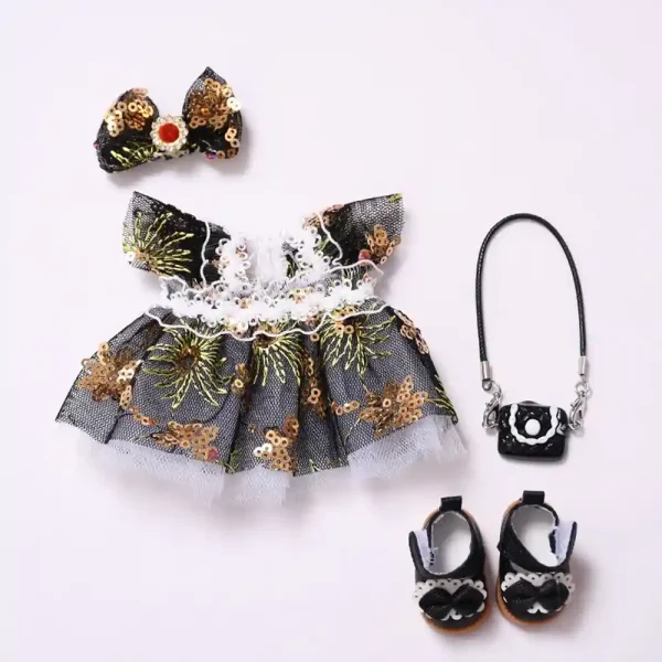 labubu doll clothes elegant design exquisite details