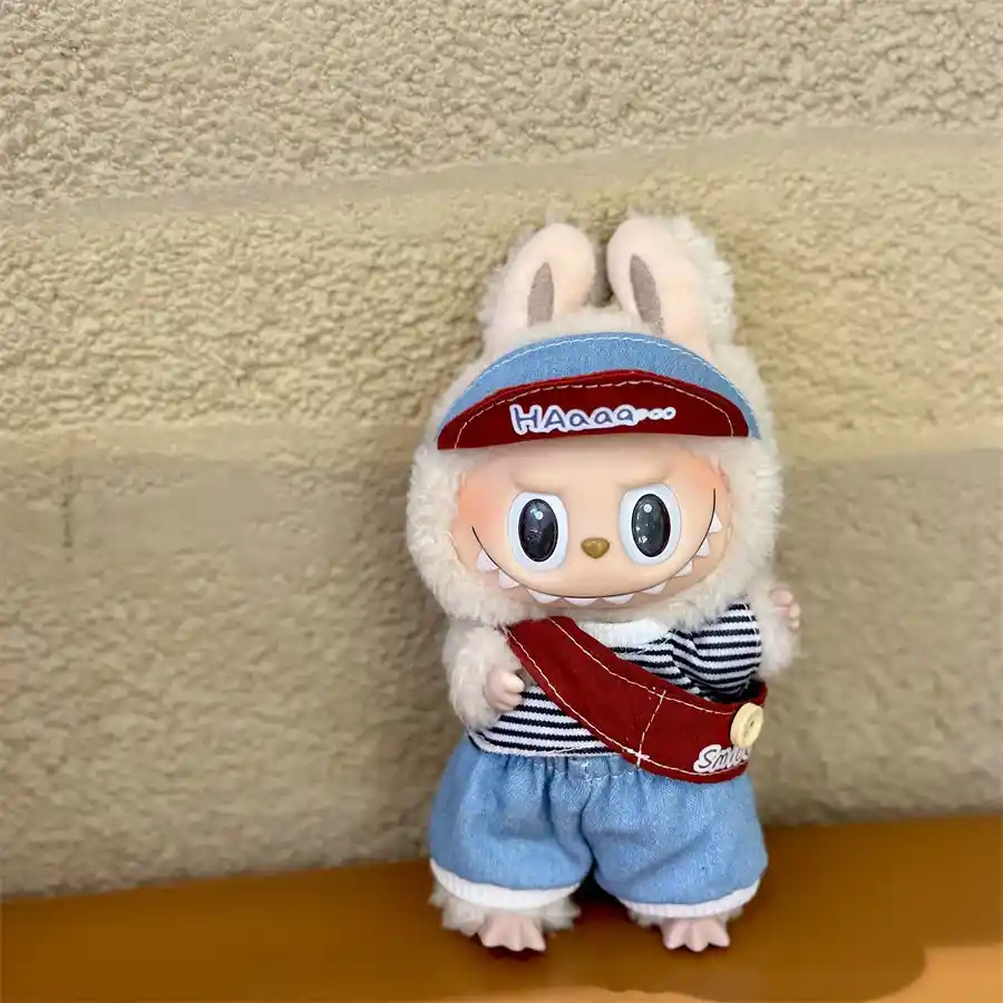 labubu doll clothes leopard print dress outfit realistic print