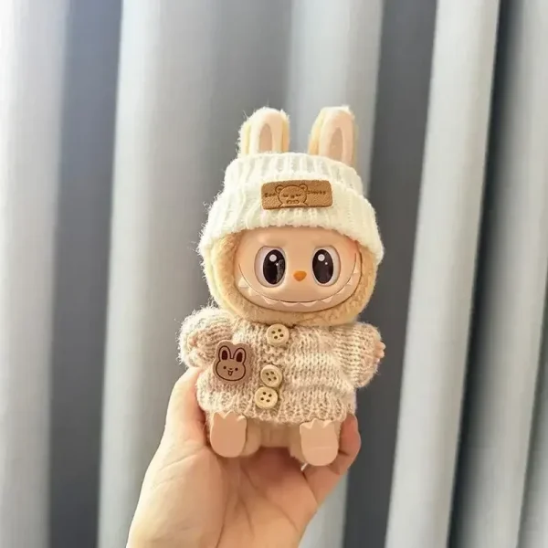 labubu doll clothes outfit set for cozy chic style