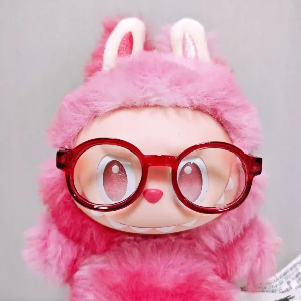 labubu doll clothes red overalls cute comfy design