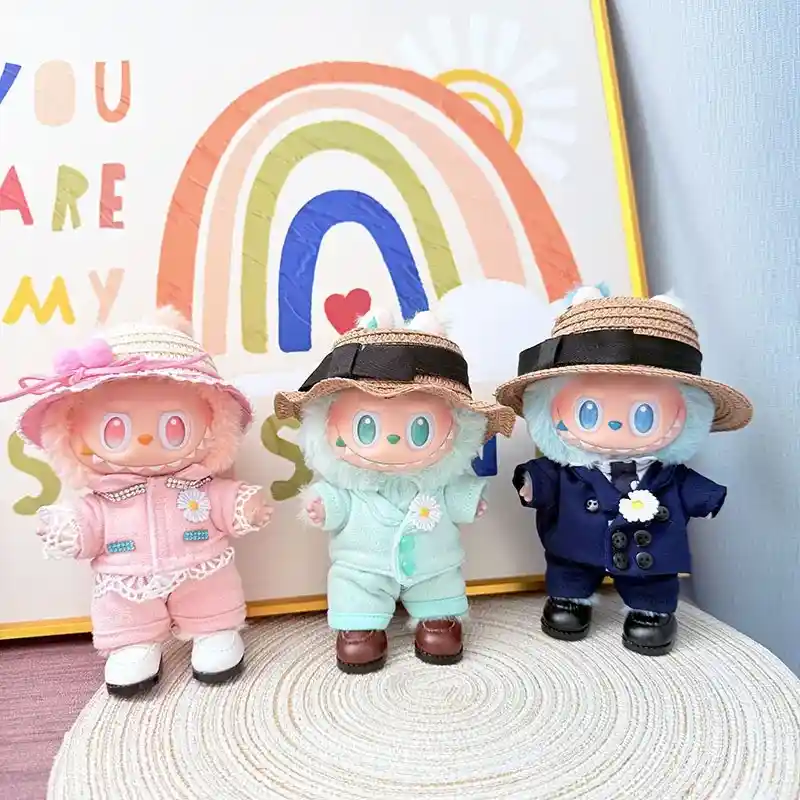 labubu doll clothes set adorable pastel colors for summer
