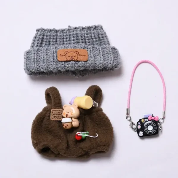 labubu doll clothes set bunny theme soft and cuddly feel
