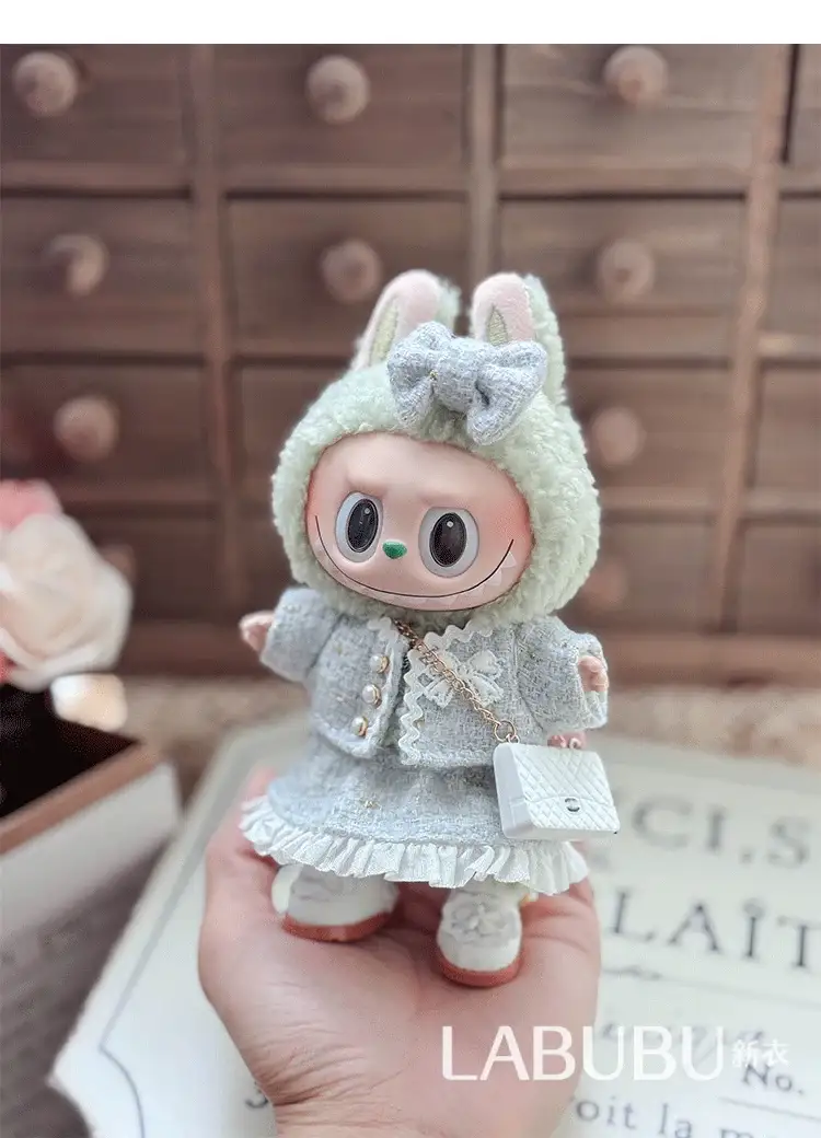 labubu doll clothes set first second third generation fit