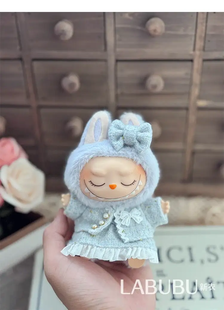 labubu doll clothes set includes handbag and shoes