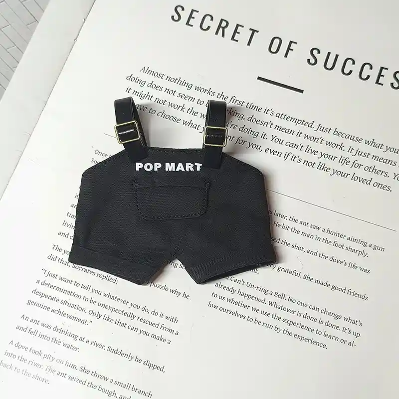 labubu doll clothes set includes pearl necklace and other accessories