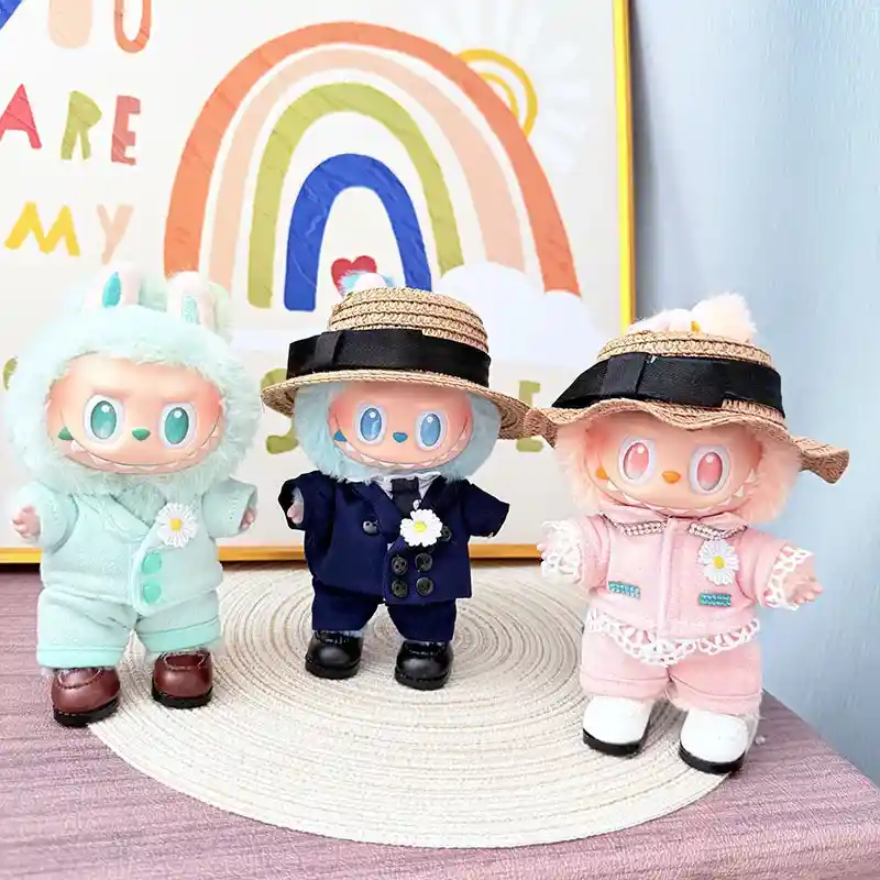 labubu doll clothes set neat seams quality construction