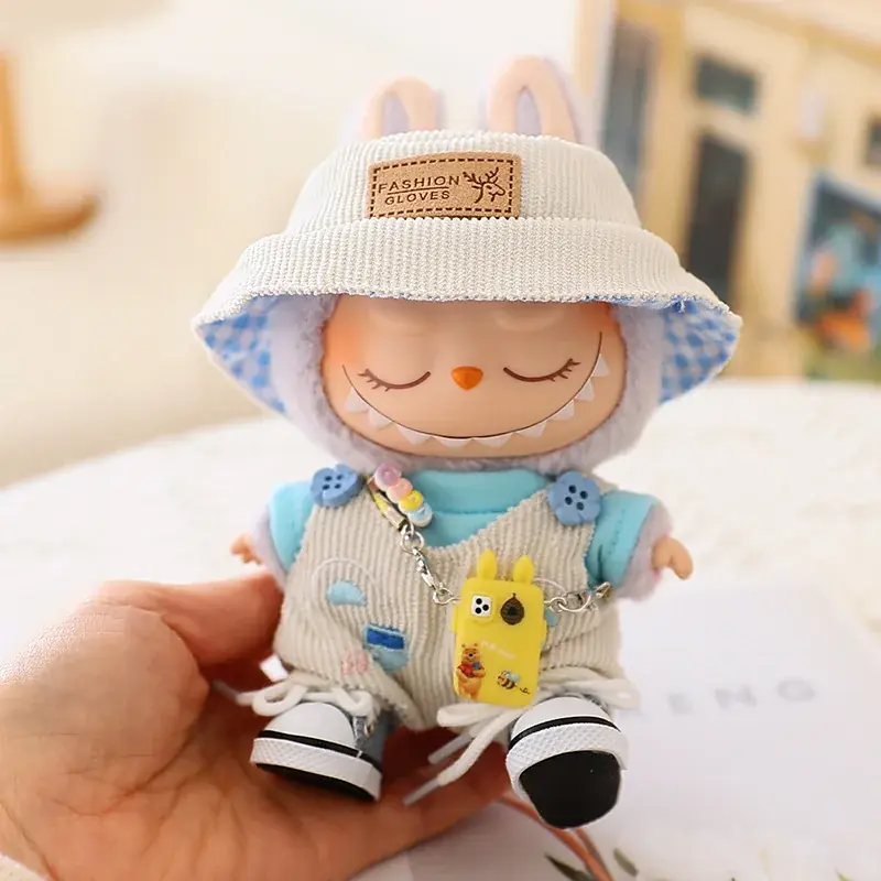 labubu doll clothes set perfect fit 15cm to 17cm dolls