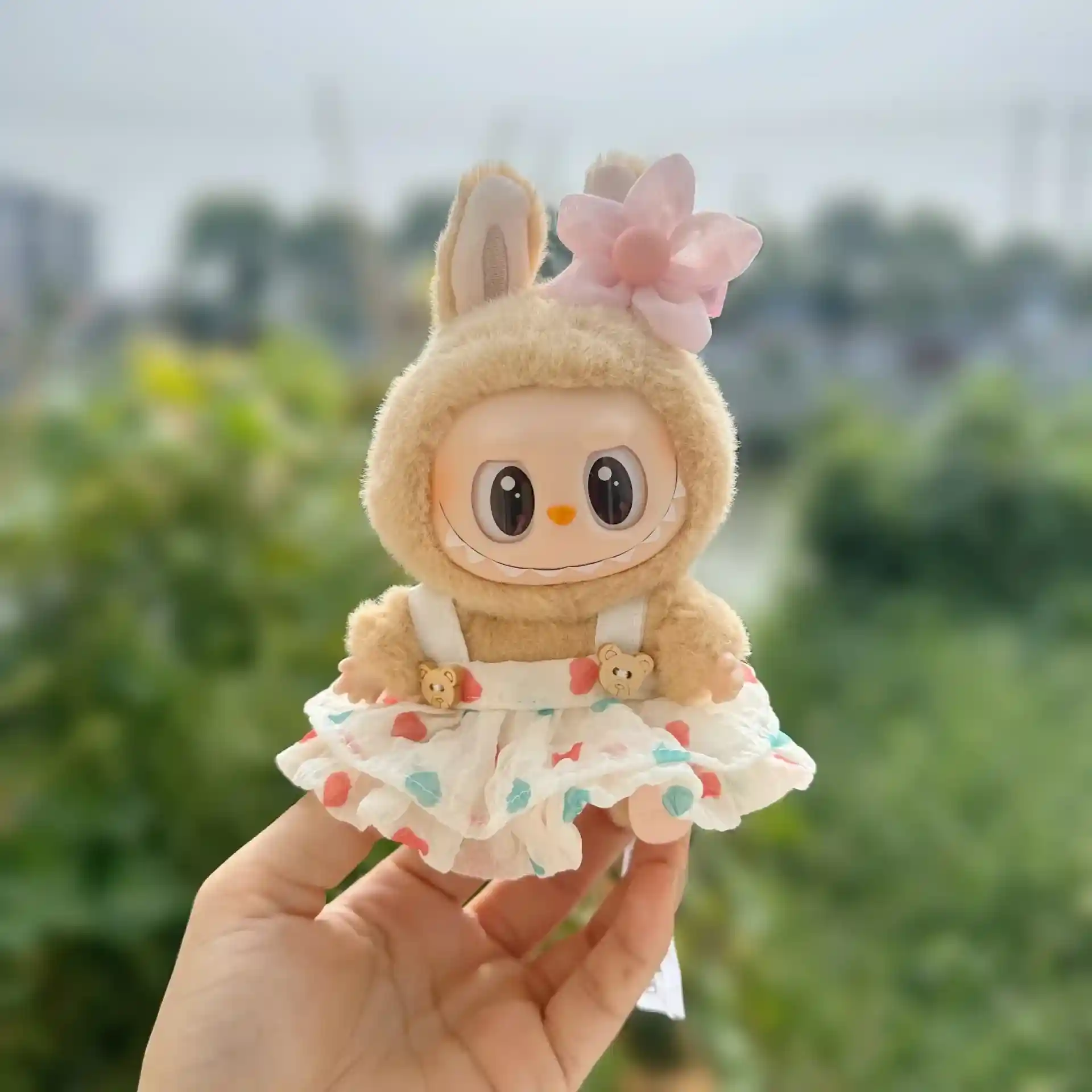 labubu doll clothes set soft and comfortable fabric feel