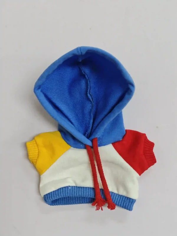 labubu doll clothing denim overalls set light wash denim