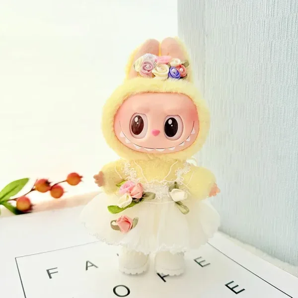 labubu doll dress up outfit fairy princess theme pink lavender
