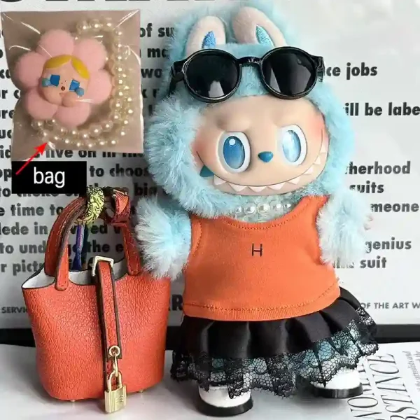 labubu doll fashion outfits set for creative storytelling