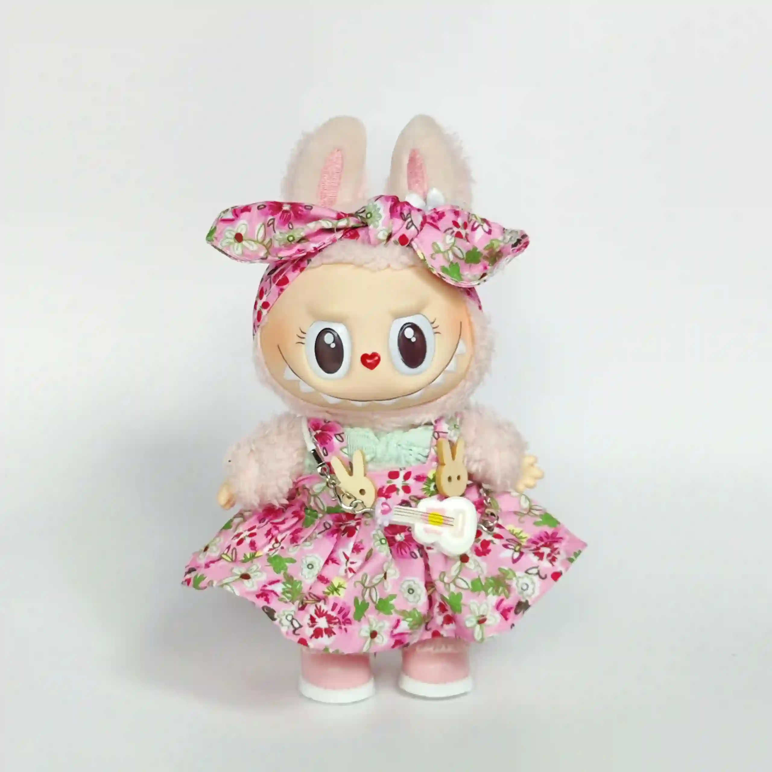 labubu doll floral dress outfit gift for collectors