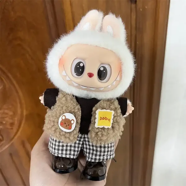 labubu doll leopard print dress outfit for everyday wear