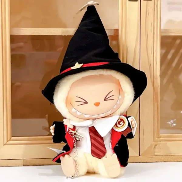 labubu doll magic academy clothes with crest detail