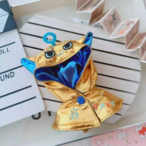 labubu doll outfit set including hooded cloak accessory