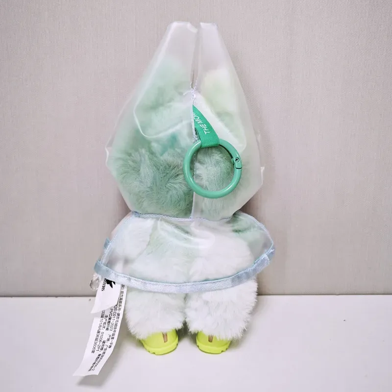labubu doll raincoat outfit for keeping doll dry and clean