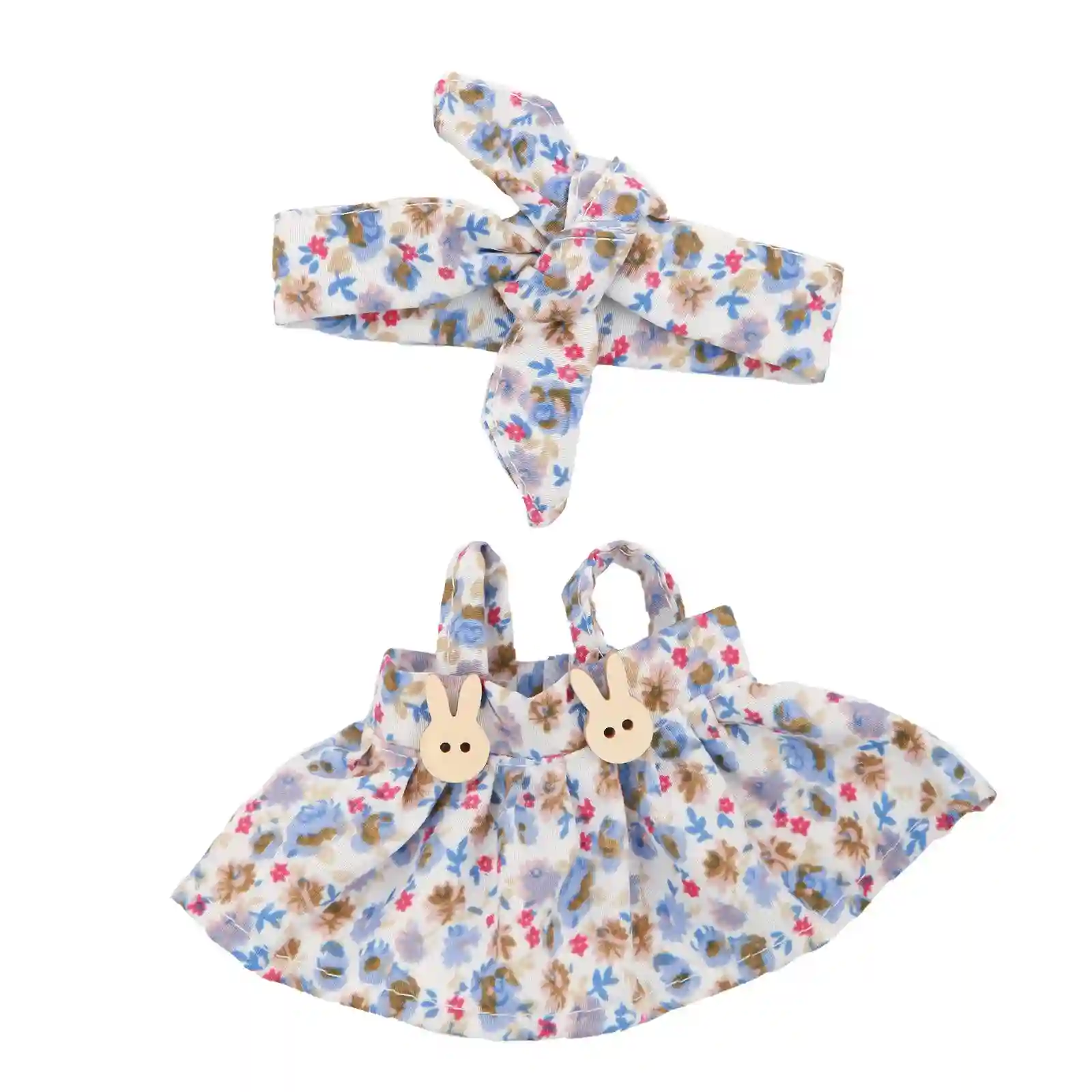 labubu doll spring garden party dress and headband