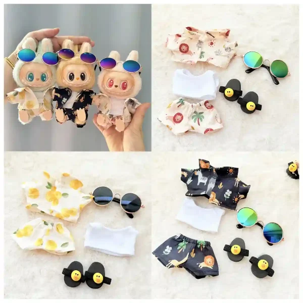 labubu doll summer clothes handmade quality stitching details