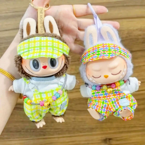 labubu doll summer outfit set casual and playful design