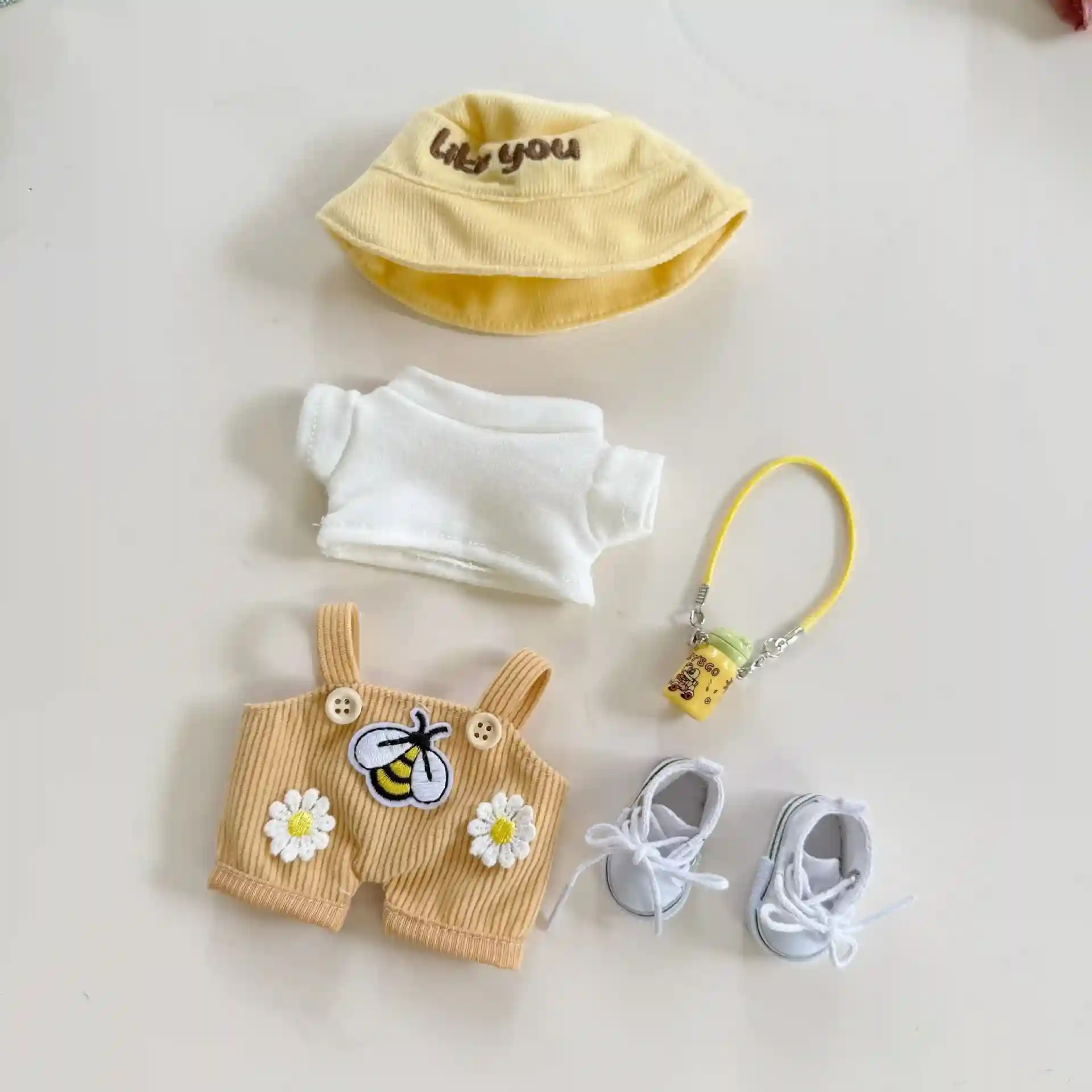 labubu doll summer outfit set perfect fit