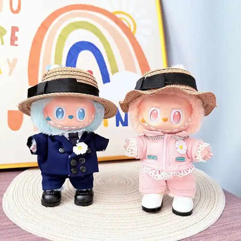 labubu generation 1 2 3 compatible doll clothes set