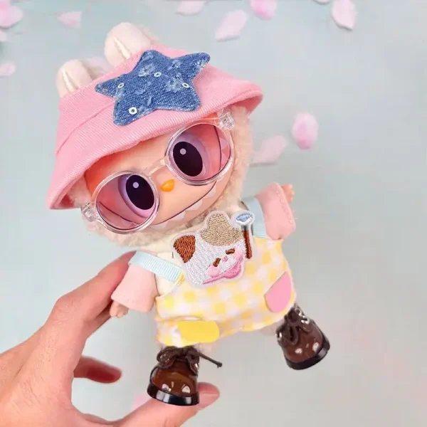 labubu hairpin flower outfit detailed handmade design