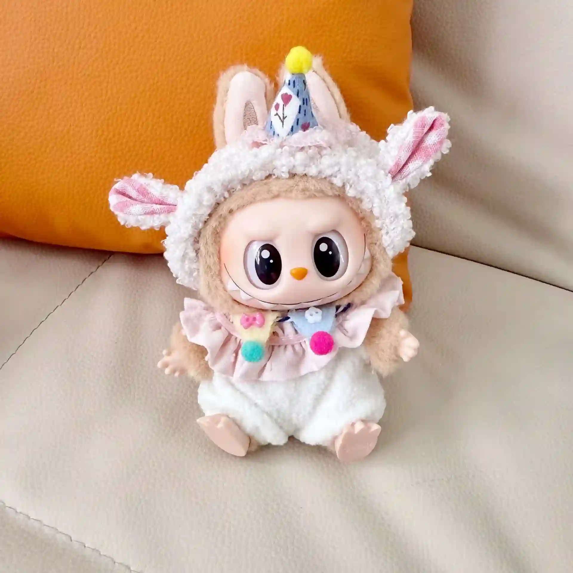 labubu lamb costume outfit for bubble mart dolls