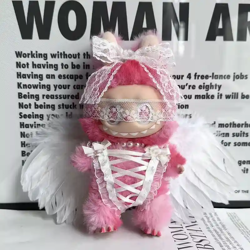 labubu v1 v2 v3 compatible doll outfit set stylish streetwear look