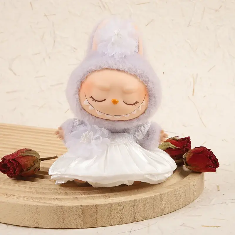labubu vinyl blind box doll clothes first and second gen