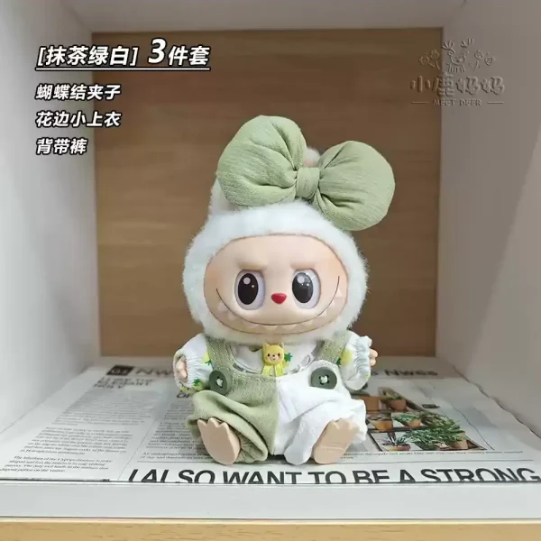 labubu winter outfit set perfect fit for 15 17cm dolls