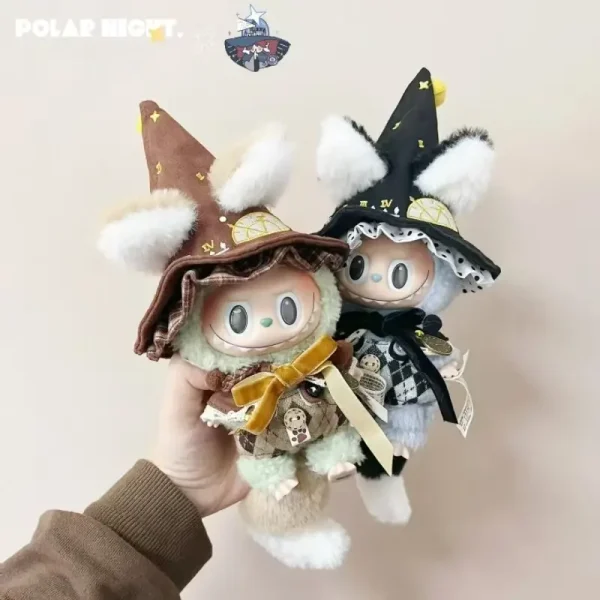 labubu wizard outfit set featuring check pattern