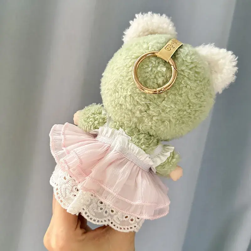 layered ruffle fairy dress for labubu doll
