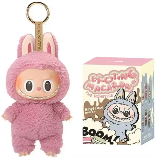 light pink labubu bunny costume for kawaii lovers