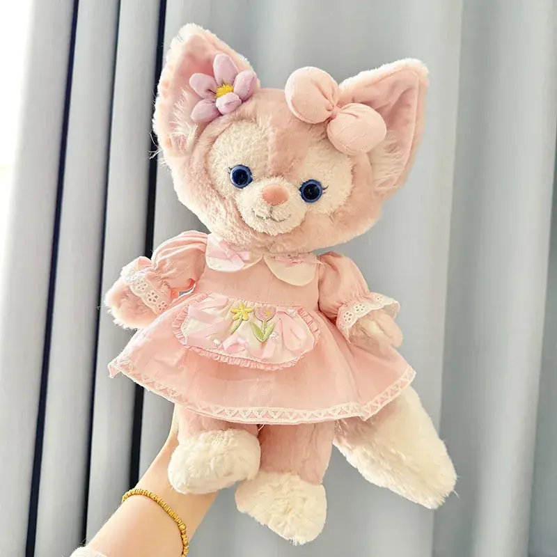 lightweight pink dress outfit for 38cm Labubu doll