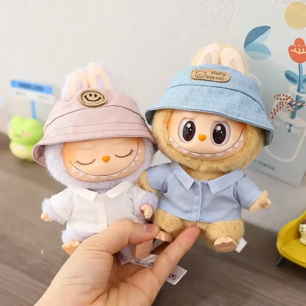 matching shirt and jacket set for 17cm Labubu doll