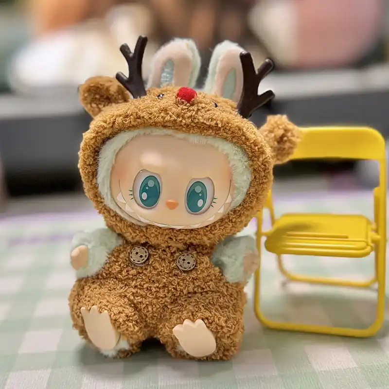 meticulously crafted labubu plush doll clothes animal themes