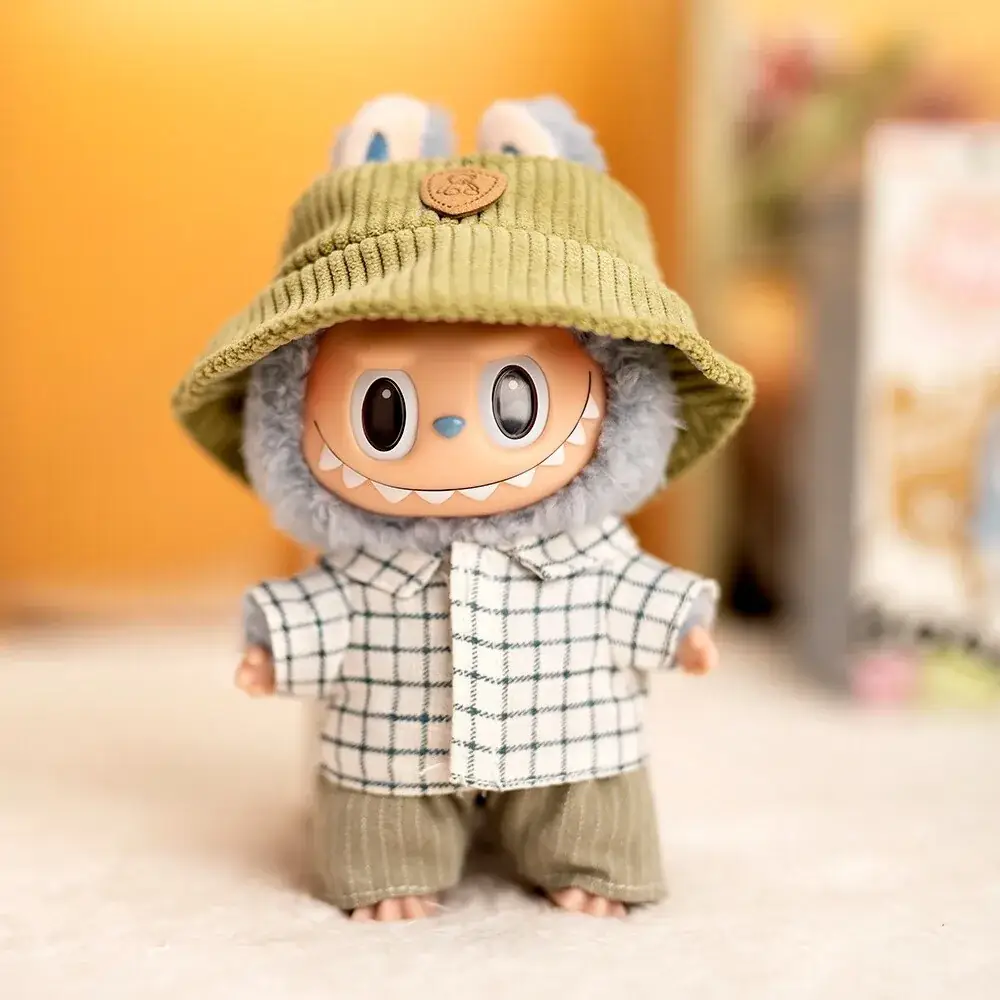 meticulously stitched 17cm Labubu doll clothing set