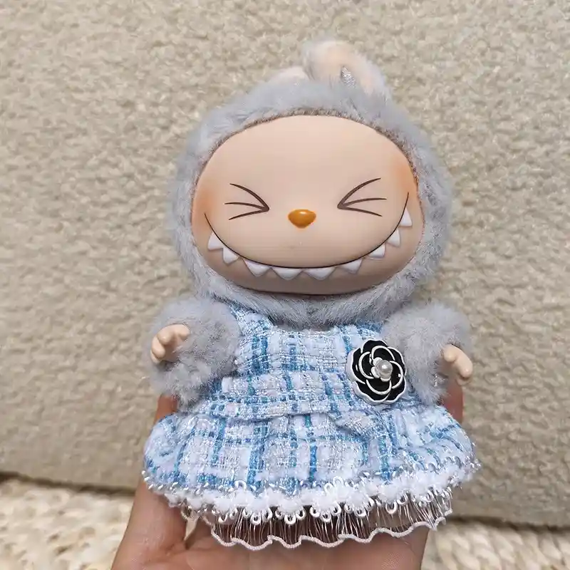 oversized bow headband for 17cm Labubu bunny outfit