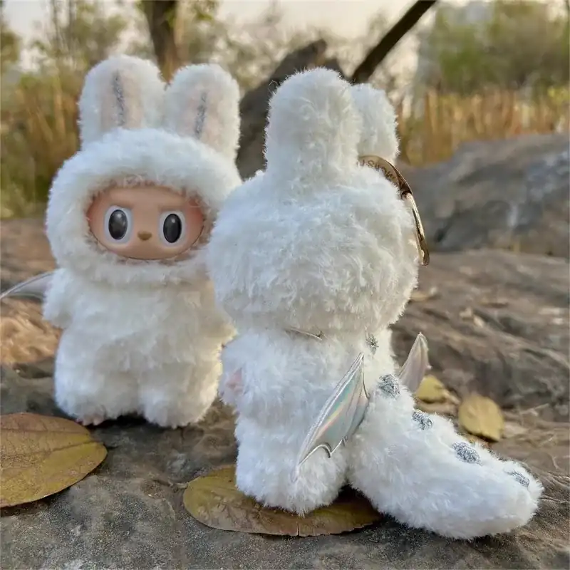oversized bunny monster costume for 15 17cm labubu v1 v2 v3 dolls