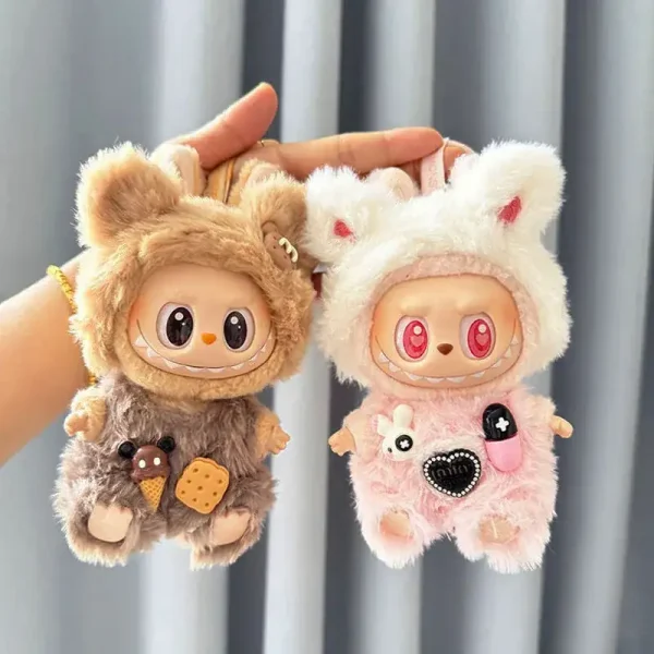 perfect fit 17cm Labubu doll animal costume