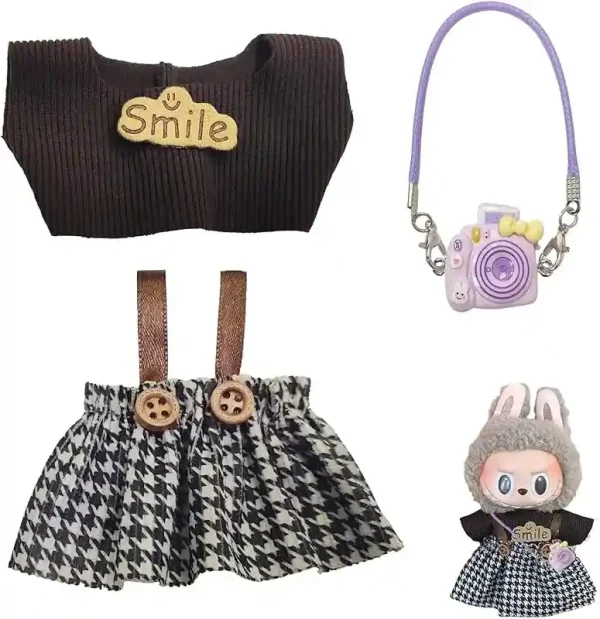 perfect fit 17cm Labubu doll clothes outfit gift for collectors