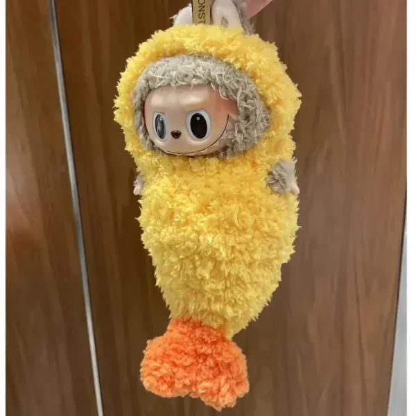 perfect fit 17cm Labubu v1 v2 fried shrimp doll clothing
